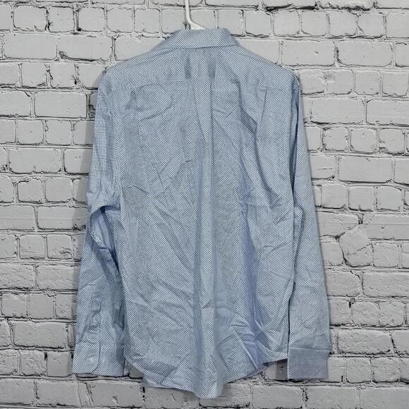 DSTRCT & Row Ferrer Stretch Print Button-Up Shirt Size L - Picture 4 of 7